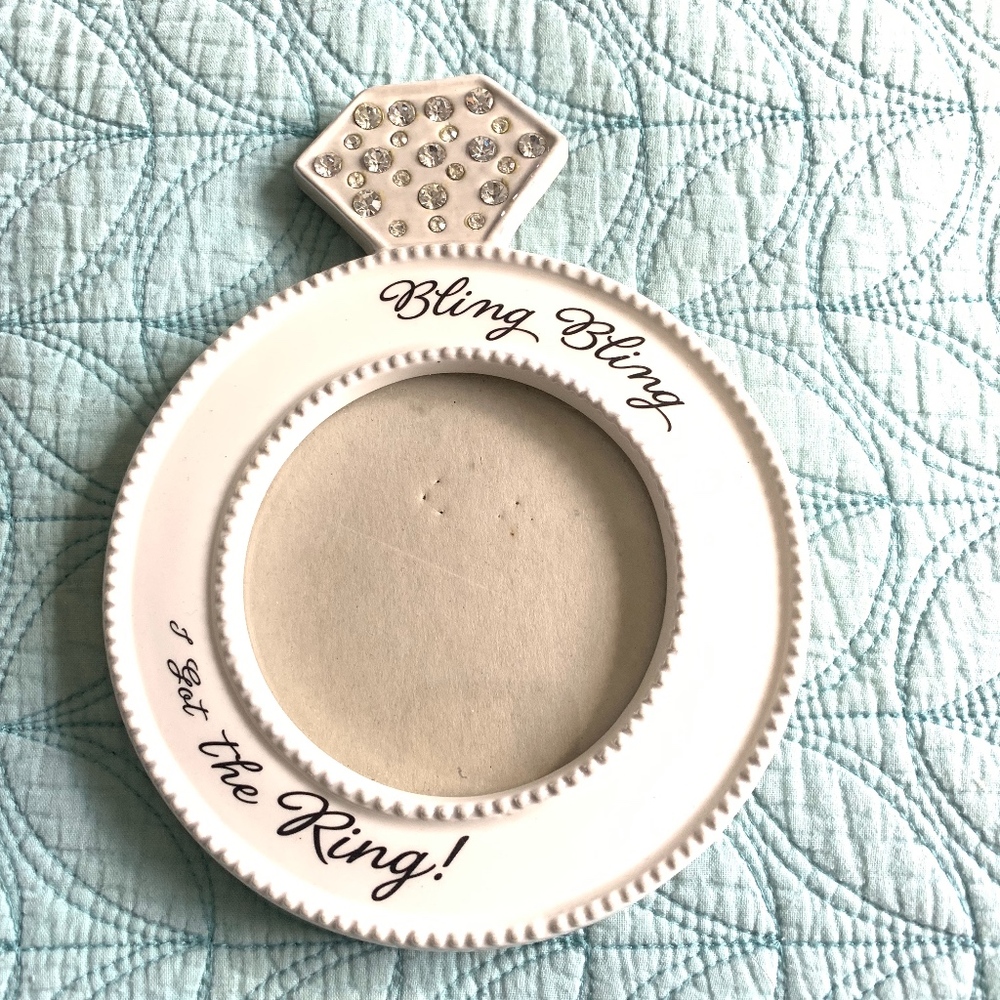 Bling Bling i got the ring picture frame